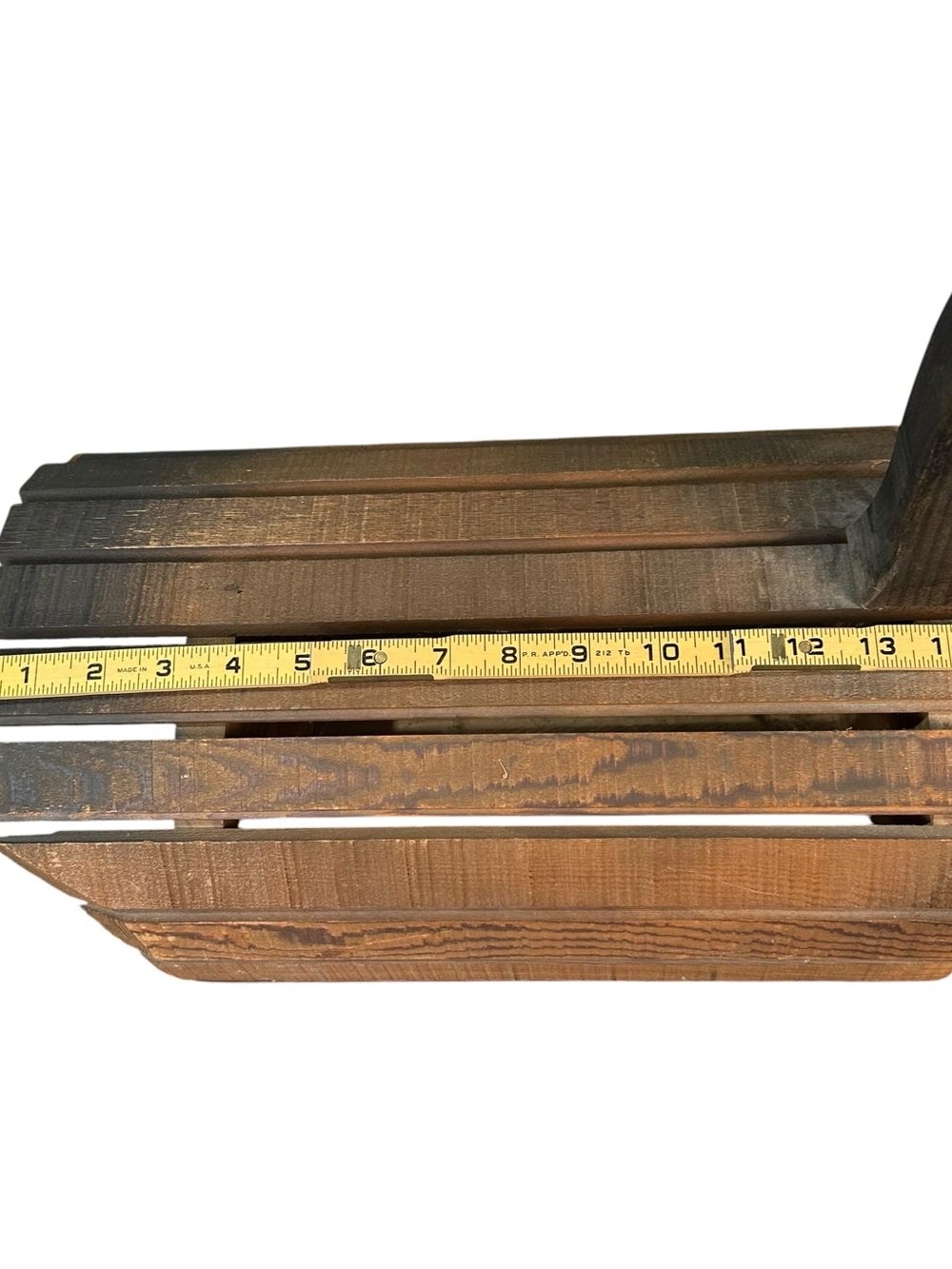 Rustic Wooden Goose Basket Cottage Core Farmhouse Decor Slatted Duck Vintage - Picture 9 of 9